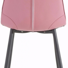 Jedálenská stolička Titte (Súprava 4 ks), ružová - 4