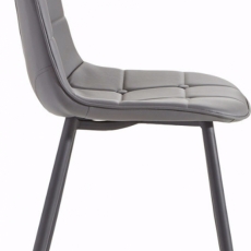 Jedálenská stolička Titte (Súprava 4 ks), sivá - 3