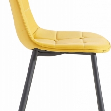 Jedálenská stolička Titte (Súprava 4 ks), žltá - 3