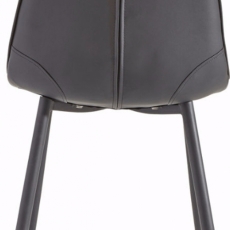 Jedálenská stolička Toel (Súprava 2 ks), čierna - 4