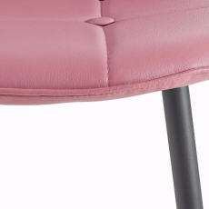 Jedálenská stolička Toel (Súprava 2 ks), ružová - 5
