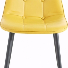 Jedálenská stolička Toel (Súprava 2 ks), žltá - 2