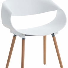 Jedálenská stolička Tuva, biela - 1