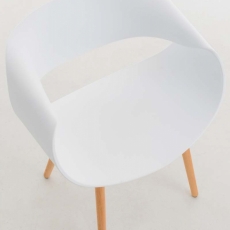 Jedálenská stolička Tuva, biela - 5