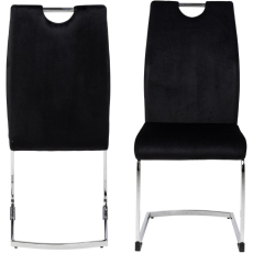 Jedálenská stolička Ulla (SET 2 ks), čierna - 2
