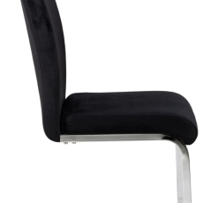 Jedálenská stolička Ulla (SET 2 ks), čierna - 3