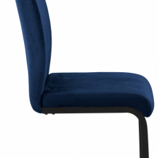 Jedálenská stolička Ulla (SET 2 ks), tmavo modrá - 4