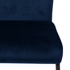 Jedálenská stolička Ulla (SET 2 ks), tmavo modrá - 8