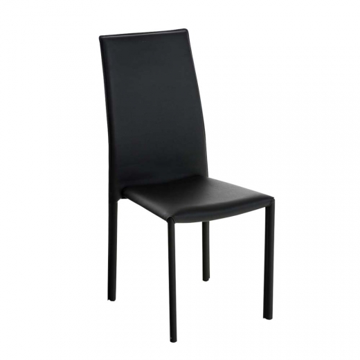Jedálenská stolička Ursula, čierna - 1