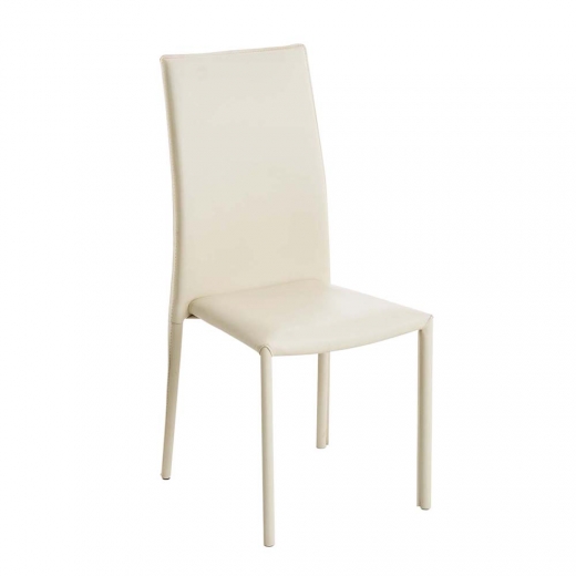 Jedálenská stolička Ursula, krémová - 1