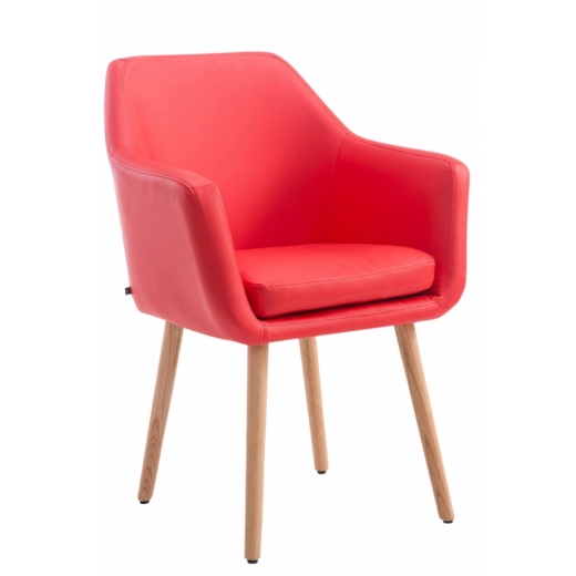 Jedálenská stolička Utrecht, červená - 1