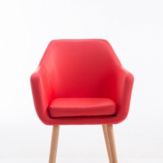 Jedálenská stolička Utrecht, červená - 2