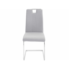 Jedálenská stolička Varse (SET 2ks), biela / champagne