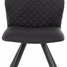 Jedálenská stolička Versea (SET 2ks), čierna - 3