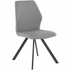 Jedálenská stolička Versea (SET 2ks), šedá - 1