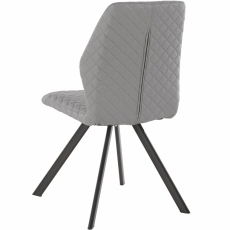 Jedálenská stolička Versea (SET 2ks), šedá - 5