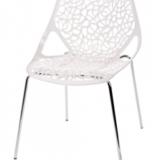 Jedálenská stolička Vinstok, biela - 1