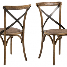 Jedálenská stolička Vinte (súprava 2 ks), dub - 1