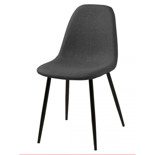 Jedálenská stolička Wanda (Súprava 4 ks), sivá - 1