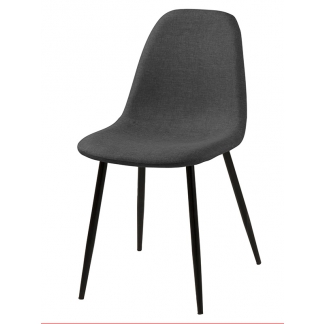 Jedálenská stolička Wanda (Súprava 4 ks), sivá