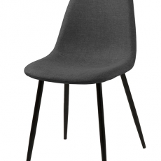 Jedálenská stolička Wanda (Súprava 4 ks), sivá - 1