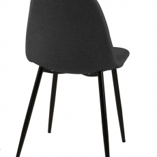 Jedálenská stolička Wanda (Súprava 4 ks), sivá - 2