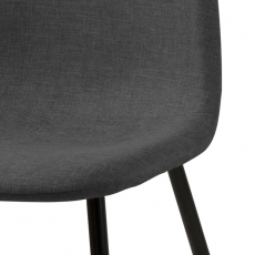 Jedálenská stolička Wanda (Súprava 4 ks), sivá - 4