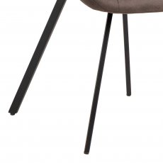 Jedálenská stolička Waylor (SET 2 ks), antracitová - 5