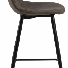 Jedálenská stolička Wilma (SET 2ks), tkanina, svetlo hnedá - 3