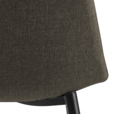 Jedálenská stolička Wilma (SET 4 ks), šedá/hnedá - 6