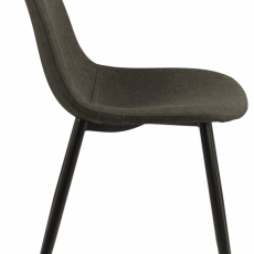 Jedálenská stolička Wilma (SET 4 ks), šedá/hnedá - 9