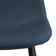 Jedálenská stolička Wilma (SET 4 ks), tmavo modrá - 3
