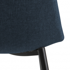 Jedálenská stolička Wilma (SET 4 ks), tmavo modrá - 5