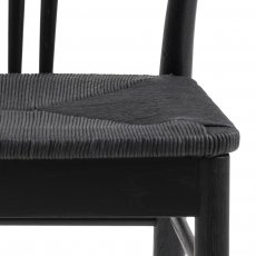 Jedálenská stolička York (SET 2 ks), čierna - 3