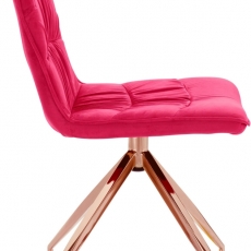Jedálenská stolička Zara (Súprava 2 ks), červená - 3
