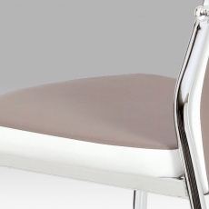 Jedálenská stolička Zoja, hľuzovka/biela - 8