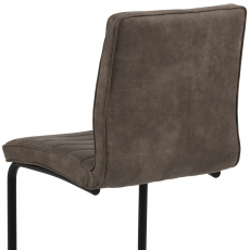 Jedálenská stolička Zola (SET 2 ks), hnedá - 5
