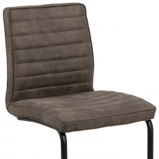 Jedálenská stolička Zola (SET 2 ks), hnedá - 6
