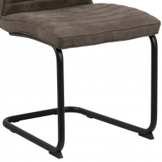 Jedálenská stolička Zola (SET 2 ks), hnedá - 8