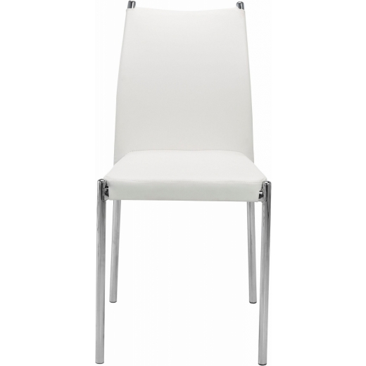 Jedálenská stolička Zunu (Súprava 4 ks), biela - 1