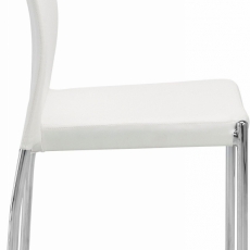 Jedálenská stolička Zunu (Súprava 4 ks), biela - 3