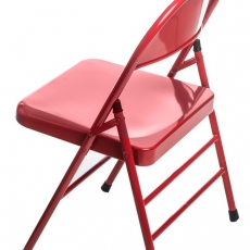 Jedálenské stoličky skladacie Cortis, červená - 2