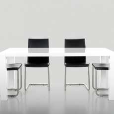 Jedálenský / jednací stôl Swing 100x100 cm - 1