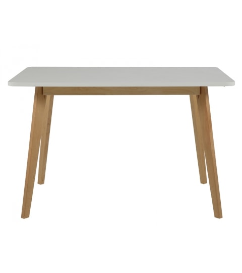 Jedálenský stôl Corby, 120 cm breza / biela