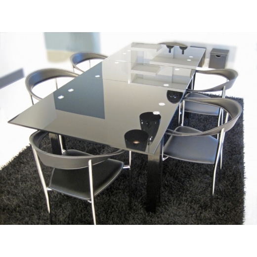 Jedálenský stôl sklenený rozkladací Gourmet, 230 cm - 1