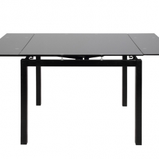 Jedálenský stôl sklenený rozkladací Limet, 160 cm - 1