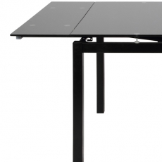 Jedálenský stôl sklenený rozkladací Limet, 160 cm - 2