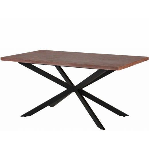 Jedálenský stôl Adrie, 160 cm, tmavohnedá - 1