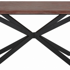 Jedálenský stôl Adrie, 160 cm, tmavohnedá - 2
