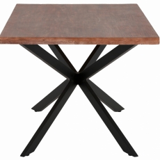 Jedálenský stôl Adrie, 160 cm, tmavohnedá - 3